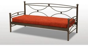Μαργαρίτα Ποδαρικό Μεταλλικός Τριθέσιος Καναπές Κρεβάτι (Για Ημίδιπλο Στρώμα 110×190)