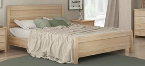 Κρεβάτι Νο26 160x200 Υπέρδιπλο Οξυά MDF Λάττε ΣΒ9-26-105