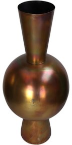 Βάζο ArteLibre Μπρονζέ Μέταλλο 30x30x70cm
