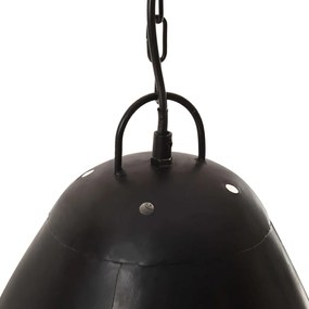 Φωτιστικό Κρεμαστό Industrial Στρογγυλό 25 W Μαύρο 32 εκ. Ε27 - Μαύρο