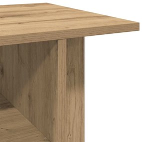 Έπιπλο Τηλεόρασης με Ρόδες Τεχνίτης Δρυς 80x40x45 εκ Επεξ. Ξύλο 855791