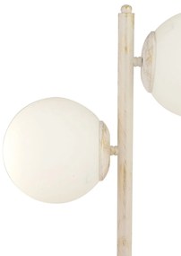 Φωτιστικό Επιτραπέζιο SIE Λευκό Μέταλλο/Γυαλί 20x50cm - ArteLibre