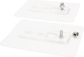 HOME USE ράφι τοίχου HUH-0161, αλουμινίου, 30x5x13cm, ασημί