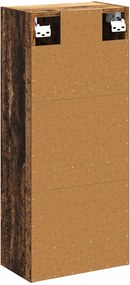 vidaXL Ντουλάπι Μπάνιου Παλαιωμένο ξύλο 35 x 20 x 81 cm