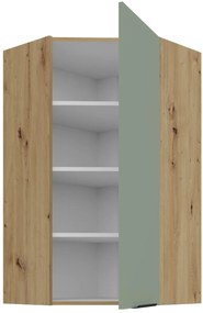 Κρεμαστό ντουλάπι γωνιακό Arianna 60x60 GN 108 1F-Φυστικί