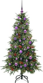 vidaXL Τεχνητό Χριστουγεννιάτικο Δέντρο με Άξονα Πράσινο 150 cm