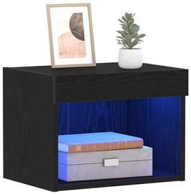 vidaXL Ντουλάπι TV Μαύρη δρυς 40 x 30 x 30 εκ Επεξεργασμένο ξύλο