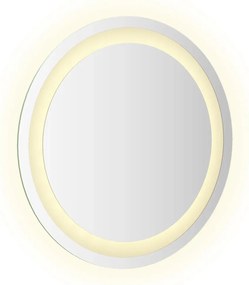 vidaXL Καθρέφτης Μπάνιου LED Στρογγυλός 40 εκ.