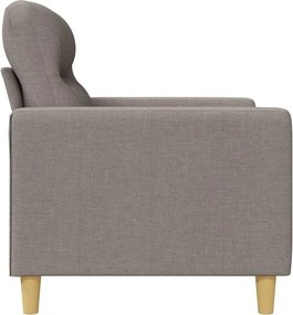 vidaXL Πολυθρόνα Taupe 60 εκ. Υφασμάτινη