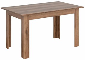 Τραπέζι Boston 308, Σκούρα βελανιδιά delano, 78x80x138cm, 24 kg, Πλαστικοποιημένη μοριοσανίδα | Epipla1.gr