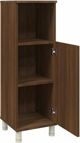 vidaXL Ντουλάπι Μπάνιου Καφέ Δρυς 30x30x95 εκ. Επεξεργασμένο Ξύλο