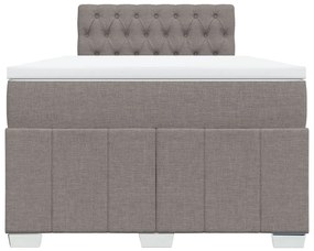 ΚΡΕΒΑΤΙ BOXSPRING ΜΕ ΣΤΡΩΜΑ TAUPE 120X200 ΕΚ. ΥΦΑΣΜΑΤΙΝΟ 3289346