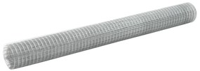 vidaXL Συρματόπλεγμα Κοτετσόσυρμα Ασημί 10 x 1,5 μ. Γαλβαν. Ατσάλι