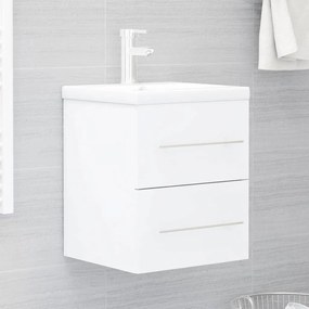 vidaXL Ντουλάπι Νιπτήρα Λευκό 41 x 38,5 x 48 εκ. από Επεξ. Ξύλο