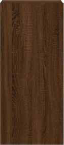 vidaXL Ντουλάπι Τοίχου Τηλεόρασης Καφέ Δρυς 40,5x30x90 εκ. Επεξ. Ξύλο