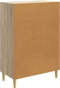 vidaXL Πλαϊνό γραφείο Sonoma Δρυς 66 x 34,5 x 95 εκ.