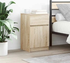vidaXL Κομοδίνο Sonoma Δρυς 39x35x65 εκ. από Επεξεργασμένο Ξύλο
