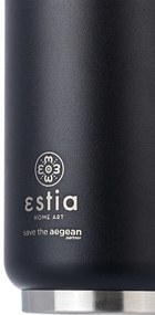 Ποτήρι Θερμός Travel Cup Save The Aegean Midnight Black 300ml - Estia