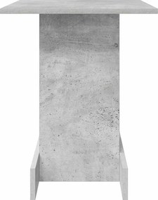 vidaXL End Table Σκυρόδεμα Γκρι 44,5 x 45 x 55 εκ Επεξεργασμένο ξύλο