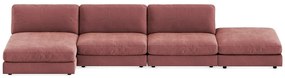 Πολυμορφικός γωνιακός καναπές Seattle L106, 470x155x87cm, Πόδια: Πλαστική ύλη | Epipla1.gr