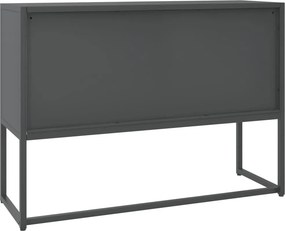 vidaXL Μπουφές Ανθρακί 105 x 35 x 75 εκ. από Ατσάλι