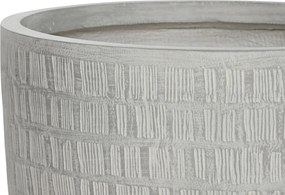 Γλάστρα Home ESPRIT Γκρι Μαγνήσιο 44 x 44 x 43 cm (4 Μονάδες)