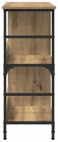 vidaXL Ράφι Βιβλίων artisan δρυς 78.5 x 33 x 82 εκ Επεξεργασμένο ξύλο