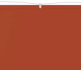 Τέντα Κάθετη Τερακότα 140 x 600 εκ. από Ύφασμα Oxford - Κόκκινο