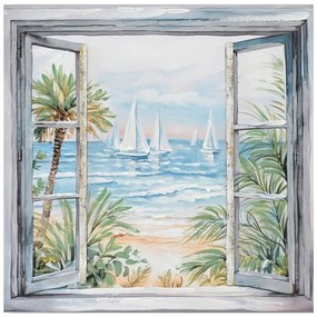 Πίνακας σε καμβά Deive Inart 80x3x80εκ