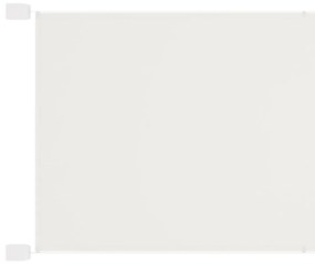 vidaXL Τέντα Κάθετη Λευκή 100 x 270 εκ. από Ύφασμα Oxford
