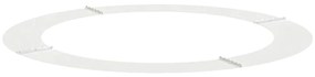 vidaXL Flat Δαχτυλίδι Δέντρου, 5 τεμ, Λευκό, Ø90/120 εκ, Χάλυβας.