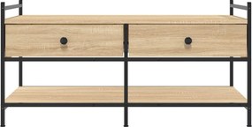 vidaXL Τραπεζάκι Σαλονιού Sonoma Δρυς 99x50x50 εκ. Επεξεργασμένο Ξύλο