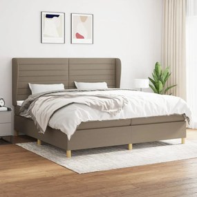 ΚΡΕΒΑΤΙ BOXSPRING ΜΕ ΣΤΡΩΜΑ TAUPE 200X200 ΕΚ. ΥΦΑΣΜΑΤΙΝΟ 3128633