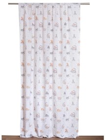 Κουρτίνα Παιδική Σάμι Με Τρέσα Multi Viopros 140X270cm 140x270cm Cotton-Polyester