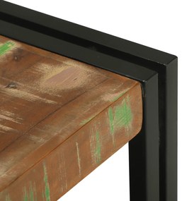 vidaXL Τραπεζάκι Σαλονιού Πολυχρωμο 120x50x38 εκ. Στερεό ανακυκλωμένο ξύλο