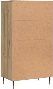 vidaXL Ντουλάπι Αρτισιανή Δρυς 60x36x110 εκ. από Επεξεργασμένο Ξύλο