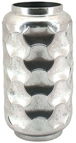 Βάζο Μεταλλικό 15-00-22422 Φ19,5x38cm Silver Marhome Metal