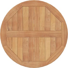 vidaXL Σετ Κήπου 5 τμχ. Καφέ 60 x 60 x 75 cm Συμπαγές ξύλο teak