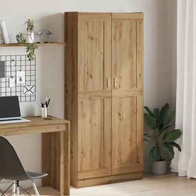 vidaXL Ντουλάπι Τεχνίτης Δρυς 82,5x30,5x185 εκ. από Επεξεργασμένο Ξύλο