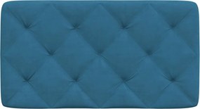 vidaXL Μαξιλάρι για Κεφαλάρι Μπλε 80 εκ. Βελούδο