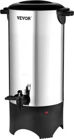 VEVOR Commercial Coffee Urn 50 Cup Stainless Steel Coffee Dispenser Fast Brew