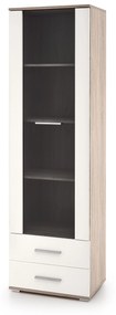 LIMA W1 cabinet white / sonoma oak DIOMMI V-PL-LIMA-W1-BIAŁY/SONOMA DIOMMI-60-22334