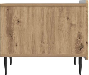 vidaXL Τραπεζάκι σαλονιού Artisan Δρυς 49 x 50 x 42 εκ.