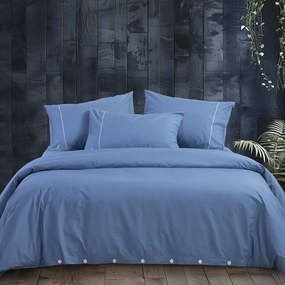 Παπλωματοθήκη Υπέρδιπλη (Σετ 240x220) Nautica By Nef-Nef Homeware Nau Wave Solid Μπλε