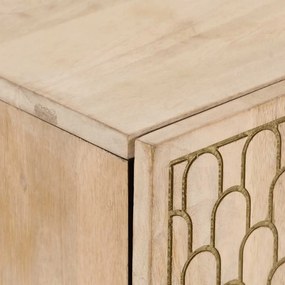 vidaXL Βοηθητικό Ντουλάπι 60 x 33 x 75 εκ. από Μασίφ Ξύλο Μάνγκο