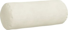 vidaXL Μαξιλάρια Στήριγμα 2 pcs Κρεμ Ø 15 x 40 εκ Υφασμάτινο Κορντουρά