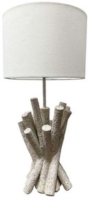 Φωτιστικό Επιτραπέζιο Woodland 034149 26x26x54cm Ε27 40W White