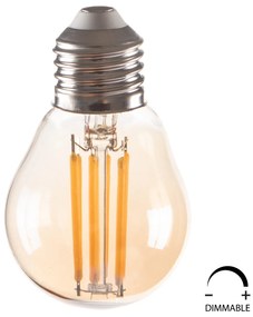 ΛΑΜΠΤΗΡΑΣ HM4046.02 LED FILAMENT 6W E27 3000K GOLD DIMMABLE (1 Τεμμάχια)