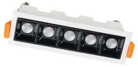 Χωνευτό Φωτιστικό Ψευδοροφής Σποτ Downlight LED 10W Μαύρο-Λευκό 3000Κ Mini Led 10042 Nowodvorski 10042 Μαύρο-Λευκό