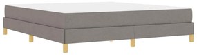 vidaXL Κρεβάτι με ελατήρια Ταμπά, Καφέ 180 x 200 cm